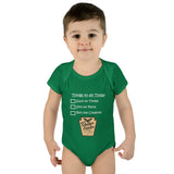 Infant Bodysuit with Funny 'Things to do Today' Checklist – Novelty Baby Shower Gift