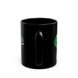 Go Birds Coffee Mug — 'Richard Cranium' Fan Black Ceramic Mug