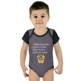 Infant Bodysuit with Funny 'Things to do Today' Checklist – Novelty Baby Shower Gift