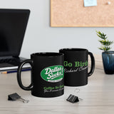 Go Birds Coffee Mug — 'Richard Cranium' Fan Black Ceramic Mug