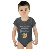 Infant Bodysuit with Funny 'Things to do Today' Checklist – Novelty Baby Shower Gift