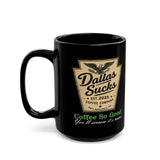 Go Birds Black Mug — "Go Birds, Richard Cranium" Script Coffee Cup for Eagles Fans