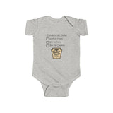 Infant Bodysuit – "Things to do Today" Checklist with Keystone Dallas Sucks