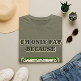 T-Shirt — "I'm Only Fat Because Every Time Dallas Loses I Bake A Cake" Funny Baking Shirt
