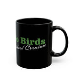 Go Birds Coffee Mug — 'Richard Cranium' Fan Black Ceramic Mug