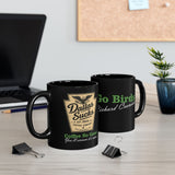 Go Birds Black Mug — "Go Birds, Richard Cranium" Script Coffee Cup for Eagles Fans