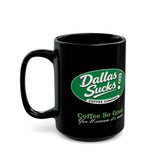 Go Birds Coffee Mug — 'Richard Cranium' Fan Black Ceramic Mug