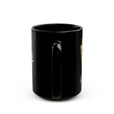 Go Birds Black Mug — "Go Birds, Richard Cranium" Script Coffee Cup for Eagles Fans